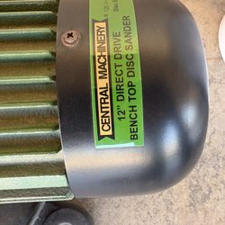 12” Direct Drive Bench Disc Sander