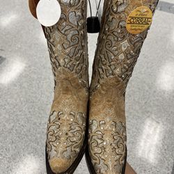 CORRAL WOMEN'S GLITTER INLAY WESTERN BOOTS
