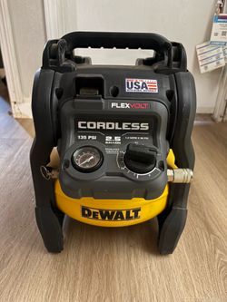 Dewalt flexvolt air compressor cordless