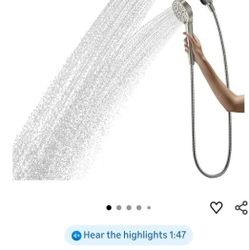 Kohler Prone 3-in-1 Multifunction Shower Head with PowerSweep (Brushed Nickel)