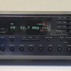 Onkyo TX-8555 2 Channel 100 Watt Receiver bundled w/ remote Tested & Works (#620)