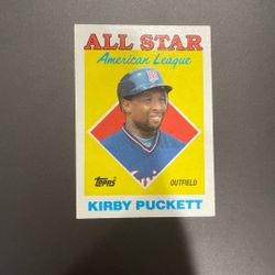 88 Topps All Star  Kirby Puckett. #391
