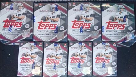 2026 Topps Flagship Football 4x Mega Box & 4x Blaster Box! 8 Box Lot! New Factory Sealed!