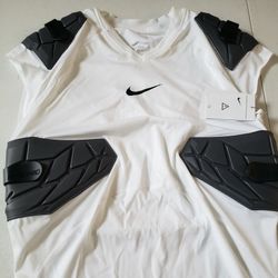 New Nike Pro Hyperstrong Sleeveless 4 Pad Football Shirt Men Size XL #AQ2733-100