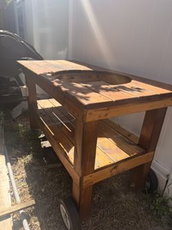 Long Table For Large Big Green Egg