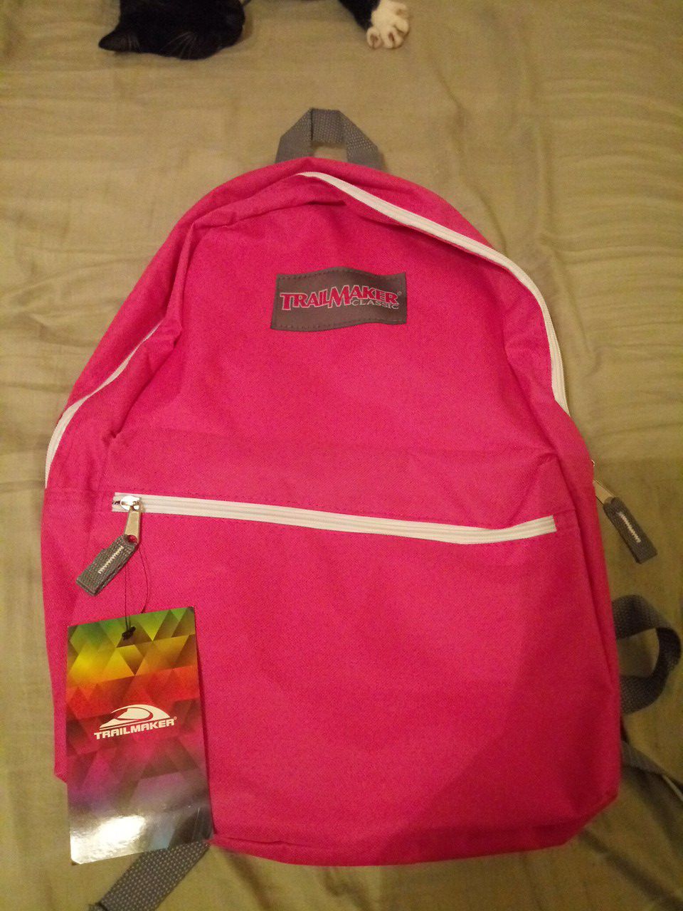 Brand new pink backpack