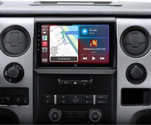Car Stereo Radio 2009 2010 2011 2012 2013 2014 Ford F150 Apple CarPlay Android Auto, Bluetooth, 9” Touch Screen Head Units, Backup Camera