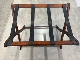 2 Wooden Luggage Racks