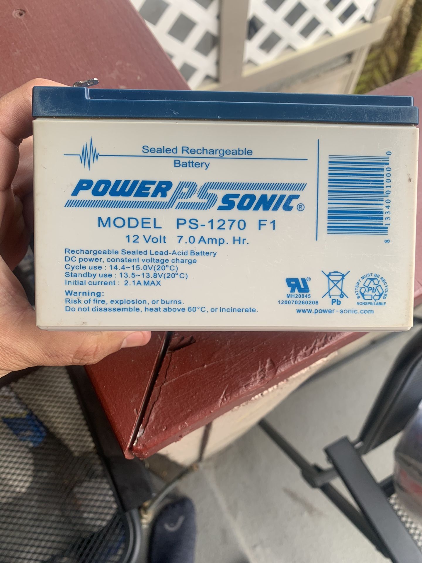 Portable battery