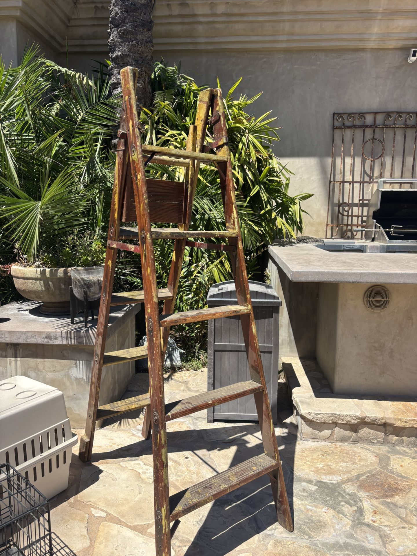 Vintage Wood Ladder Decor Wedding Rustic