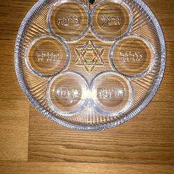 Waterford  Crystal 12”  Passover Seder Plate