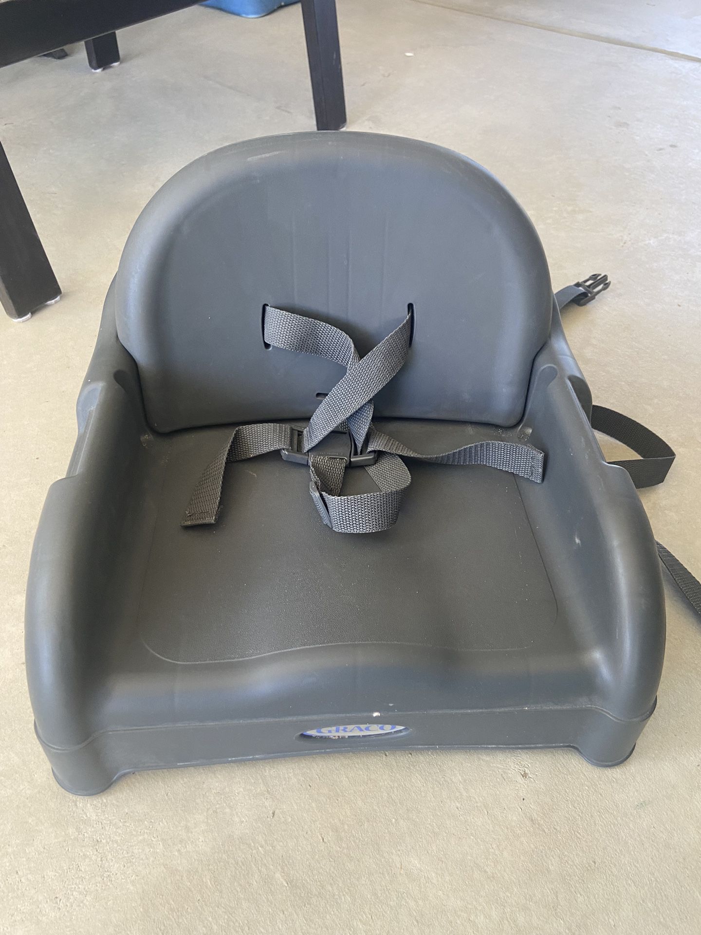 Child Booster Seat With Safety Belts