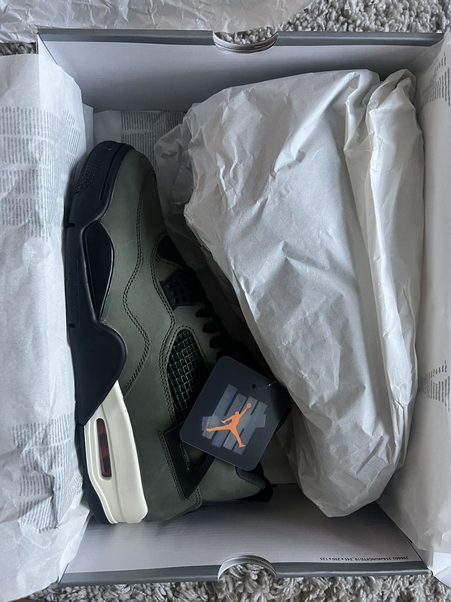 Jordan 4 Undefeated 2025 DS 10.5 