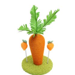 Happyyami 1set Cat Scratching Pillar Toy Bite-Resistant Cat Scratch Post Stable Base for Indoor Play and Relaxation for to Satisfy Scratching Instinct