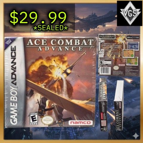 *SEALED* Ace Combat Advance (GBA)