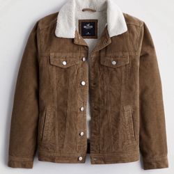 BRAND NEW HOLLISTER SHERPA JACKET FOR MEN SIZE LARGE ONLY ..$60 Dlls …PRICE IS FIRM 