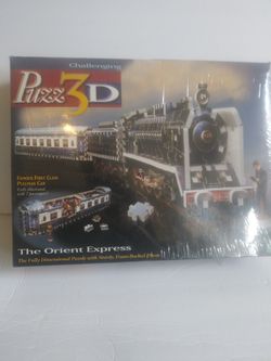Three d. TRAIN PUZZLE NEW