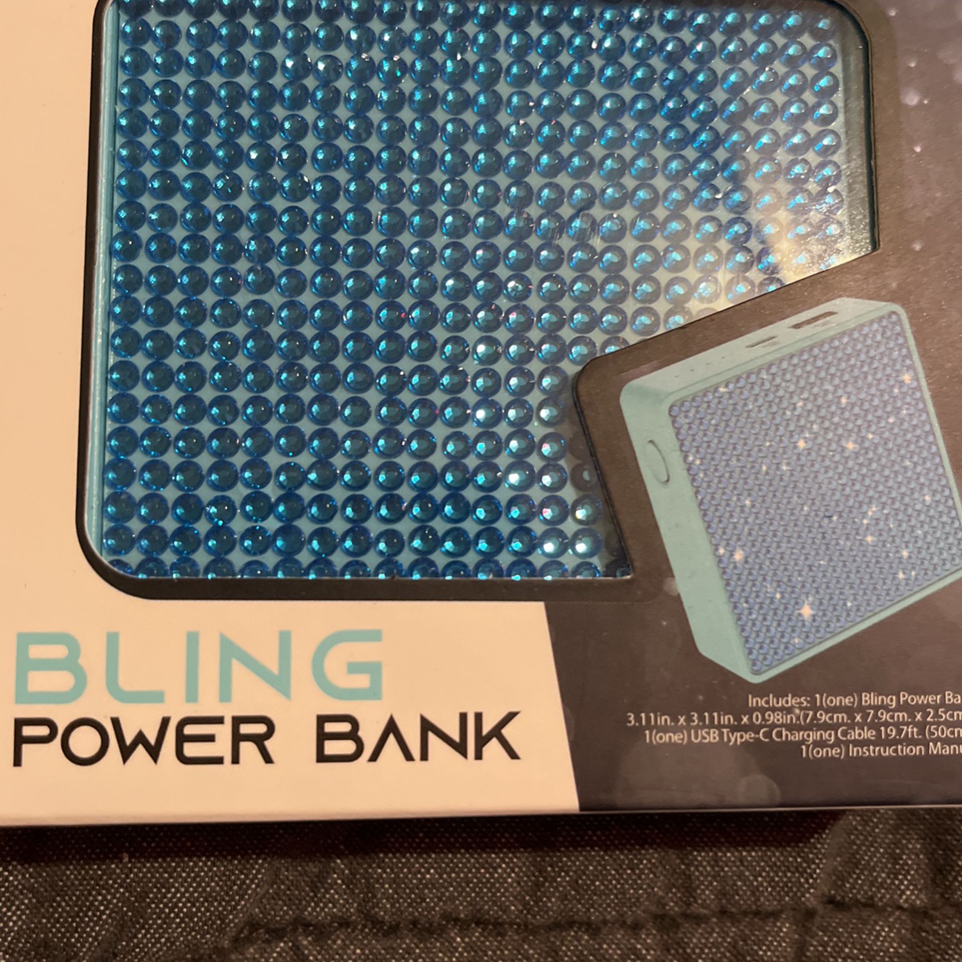 Brand New Unused Bling Portable Phone Charger