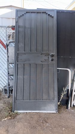 iron front door