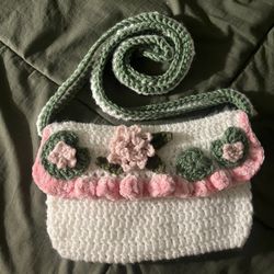 Crochet purse