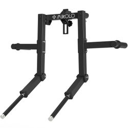Mikolo Lateral Raise Attachment for Squat Rack, Standing Lateral Raise Machine with 1" Holes, Power Rack Cage Attachment, Upper Body Strength Training