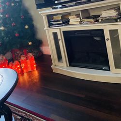 TV Stand with Fire Place-Moving Sale