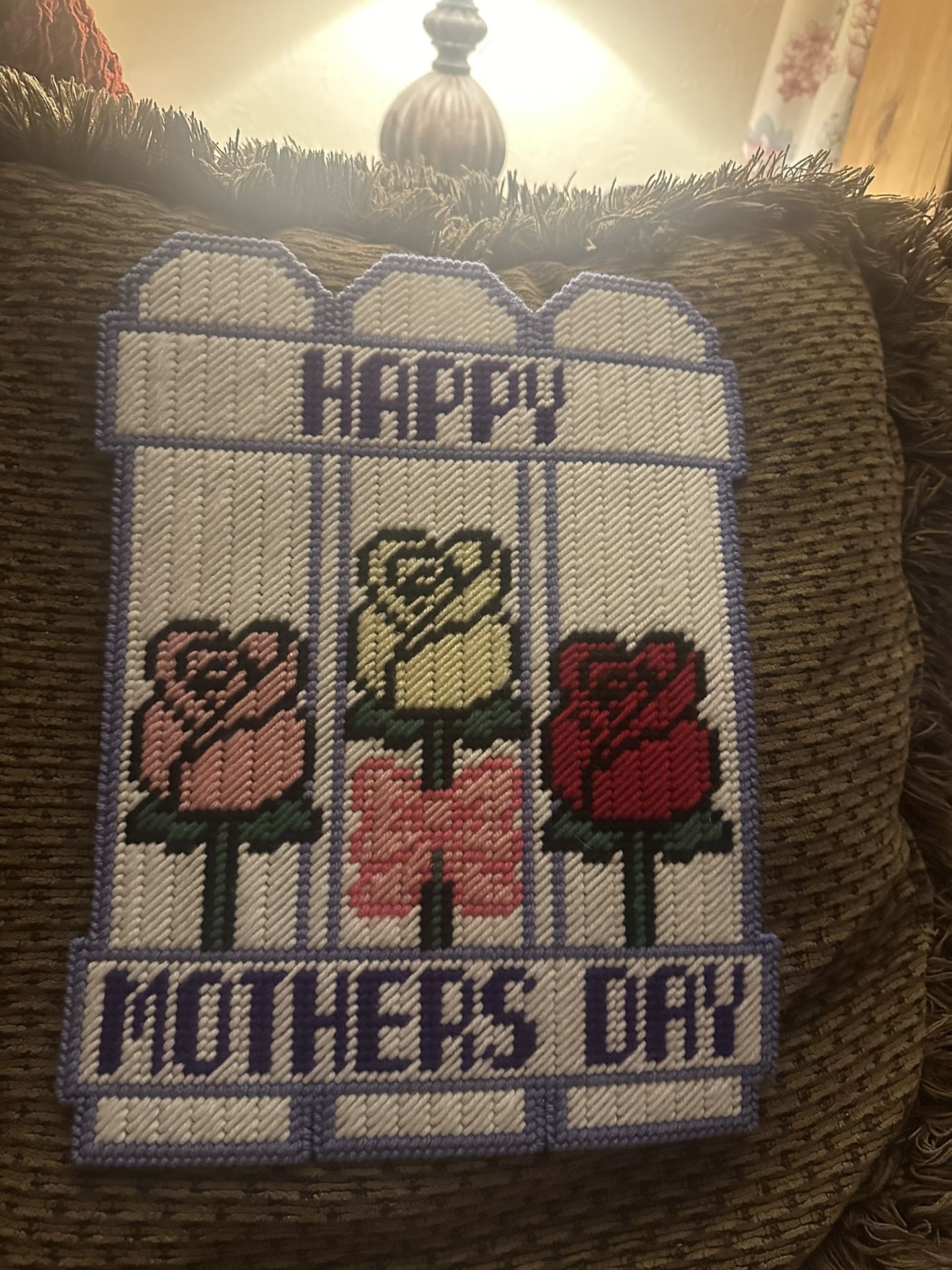 Handmade Happy mothers Day Fence  Magnet