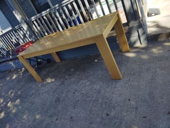 Heavy duty wood table