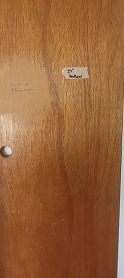 24" Hollow Core Door, Good for a closet