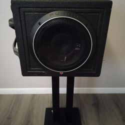 10" Rockford Fosgate P3 / 12" Passive Radiator - Qbomb Enclosure 