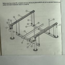 BOAT LIFT 16,000 Lbs  NEW - going out of business 60% off