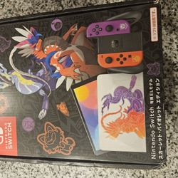 Nintendo Switch Oled Pokemon Scarlett Version