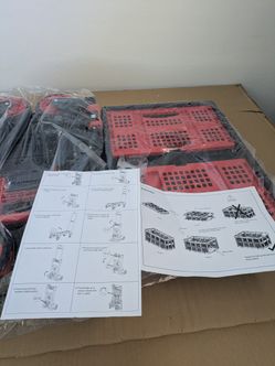 2-in-1Hand Truck Dolly Foldable with Folding Basket,330LBS Capacity, Retractable Handle