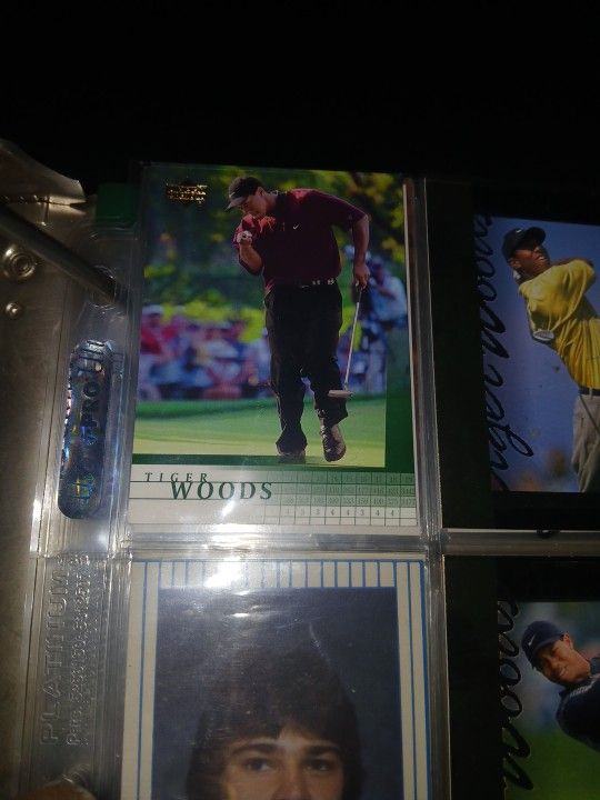 Tiger Woods card 2001