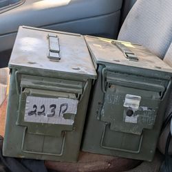 Military Ammo Boxes 