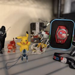 Pokémon, Hello Kitty, Star Wars & Paul Frank Collectibles – 7 Items