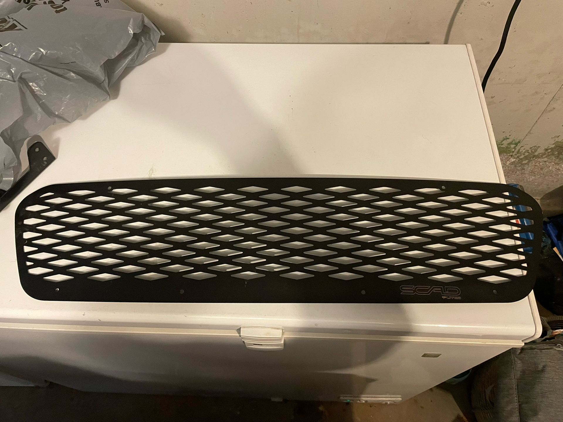 SCAD Diamond Pattern Black Stainless Grille