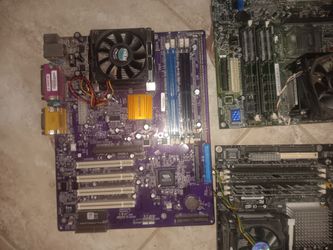 3 PC MotherBoards, RAM, Power Supplies