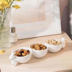 Newman House Studio Decorative Bunny Candy Dish Bowl