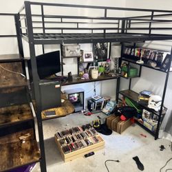 Loft Bed - Full With Desk Under