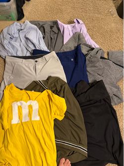 Clothes (Puma Sweatshirt, Dress Shirts)