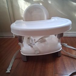 Portable Foldable Chair Booster Seat With Tray For Toddlers