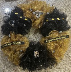 Golden Knights Wreath