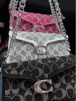 cute rhinestone shoulder bags ✨🎀
