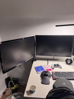 27in Dual Monitor with Stand