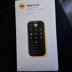 Yale Code Keypad Dead Bolt 