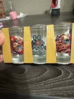 NFL Shot Glass Set of 3