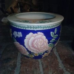 Vintage Chinese Fish Bowl 