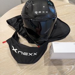 Nexx X.WST3 Zero Pro Carbon with Nexx X-Com 3 Pro BT System Installed - 3XL Gloss Carbon