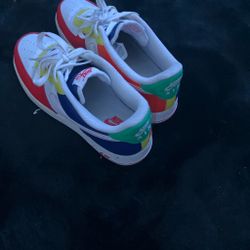 Nike Air Force 1 Multicolor Low-Top Sneakers